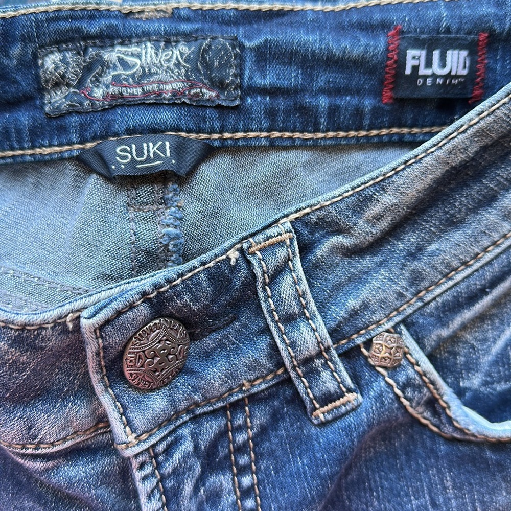 NWT Silver jean shorts - Picture 3 of 5